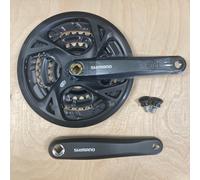 Shimano M371 Square Taper 48/36/26T 175mm 8 Speed Bike Triple Chainset