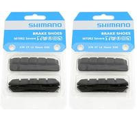 SHIMANO M70R2 cartridge brake shoe inserts with fixing pin, 2 pairs (Pack of 2)