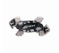 Shimano M8100-ug Spd Grx Pedals Brown One Size Black / Grey