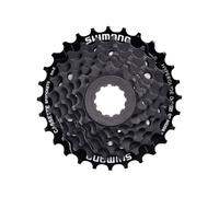 SHIMANO Men's Shimano Cassettes HG200 7 Speed MTB Cassette, Black, 12-28T UK