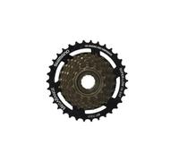 SHIMANO MF-TZ31 7 Speed Multiple Freewheel 14-34T - Black Silver, 14 34 7SP