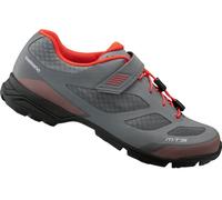 Shimano MT5 SH-MT501 Mountain Gr. 38 Touring Bike Shoes SPD Gray Red