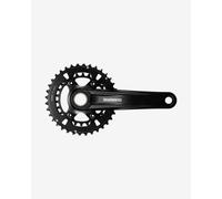 Shimano Deore Mt610 Boost Hollowtech Ii Crankset Black 170 mm / 36/26t