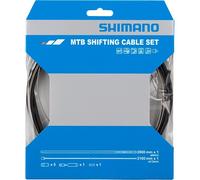 Shimano MTB gear cable set for rear only Black