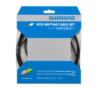 Shimano MTB Gear Cable Set For RR Only/Optislick Coated Stainless Steel InnerBlk