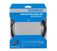 Shimano Mtb Polymer Coated Rd Shift Cable Kit Silver One Size Black