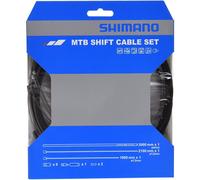 MTB gear cable set - stainless steel inner wire - Black Inner And Outer Cables