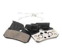 Shimano N04C-MF Disc Brake Pads and Springs - Metal Compound, Finned Alloy and Stainless Steel Back Plate, One Pair