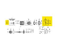 SHIMANO Nexus-Cap Nut 5R/5L Hub Components