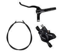 Shimano Non-Series MTB BR-MT200 / BL-MT200 bled brake lever/post mount calliper, black, rear left