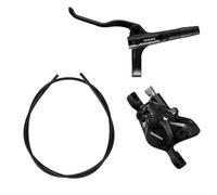 Shimano Non-Series MTB BR-MT200 / BL-MT200 bled brake lever/post mount calliper, black, rear left
