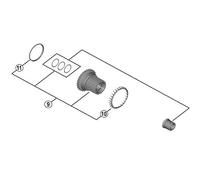 Shimano Núcleo Completo - FH-M9111 Bike Hub