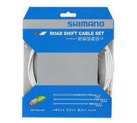 Shimano Optislik Cable And Case Kit Shift Cable Kit White One Size White