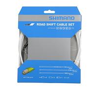 Shimano Optislik Cable And Case Kit Shift Cable Kit White One Size White