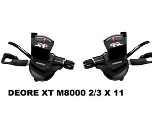 Shimano Pair Command 2/3v X 11v SL-M8000 Deore XT +Cables