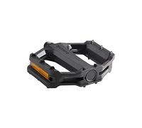 SHIMANO PD-EF102 Flat Pedal Resin, Black, Individual Pack