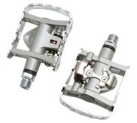 Shimano PD-M324 SPD Pedal Set with Cleat Set, Clipless, Reversible Pedals