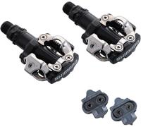 SHIMANO PD-M520 SPD Clipless Bike Pedals with Cleats - Black