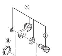 Shimano RD-M670 bracket axle unit