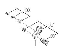 Shimano SPARE PART RDM820 bracket axle unit