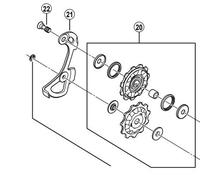 Shimano Saint RD-M820 Tension and Guide Pulley Set