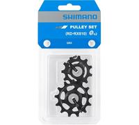 Shimano Spares GRX RD-RX810 tension and guide pulley set, Black, One Size