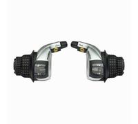 Shimano RevoShift SL-RS45 Twist Grip shifters - 3+7 speed - Pair- Silver