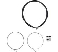 Shimano Road Gear Cable Set Steel Inner Wire SIS Outer And Outer Caps -One size