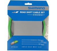 Shimano Road Gear Shift Cable Set - Optislick & SP41 - Green