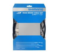 Shimano Bicycle Cycle Road Brake Cable Set With Sil-Tec Coated Inner Wire Black