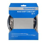 Shimano Road Gear Cable Set Steel Inner Wire SIS Outer And Outer Caps -One size