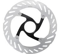 Shimano 105 Brake Rotor RT-CL700 - 160mm Centerlock Inter Ice Tech - Silver with Lockring