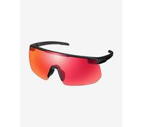 Shimano S-PHYRE Glasses Matte Black with Ridescape Road Red Lens