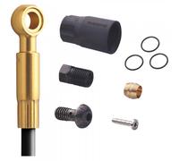 Shimano SM-BH90 Brake Hose for Saint M820 Long Banjo Black/Gold