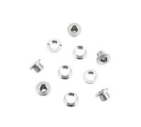 Shimano Dura Ace Track 7710 Chainring Screw Set 5 Units Silver M8 x 6 mm M8 x 6 mm Black