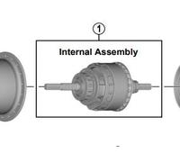 Shimano SG-C6001-8D Internal assembly, 187 mm