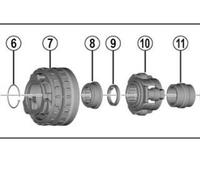 Shimano SG-S700 carrier unit 3