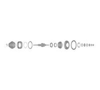 Shimano Sg-c7001-8 Internal Assembly Silver 187 mm 187 mm Black