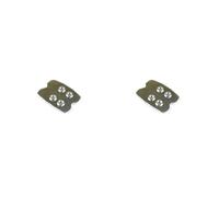 SHIMANO SH-A200 SH-A100 Cleat Nut - Black, 4 Hole (Pack of 2)