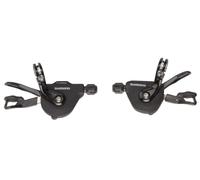Shimano SL-RS700 Flat Bar Shifter Pair 2 x 11 speed Black Band on 105 Ultegra