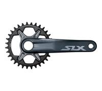 Shimano SLX M7120 Crankset With Chainring - 12 Speed - Dark Grey / 32 / 175mm / 12 Speed