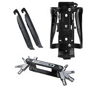 SHIMANO Smart Bottle Cage Set with 9-Function Mini Tool, Aluminum Alloy Hardened Steel