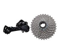 SHIMANO Sora 3500 Road Bike Rear Mech Derailleur 9 Speed Sora HG50 9 Speed Cassette - Silver, 12-25 Teeth
