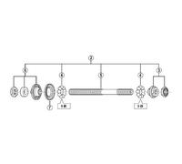 Shimano SPARE PART FH3500 comp hub axle