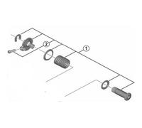 Shimano SPARE PART RD5800 B-axle assembly, Black