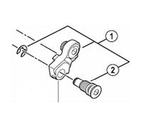 Shimano SPARE PART RDM820 bracket axle unit