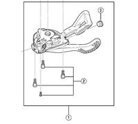 Shimano SPARE PART SLM820-I shift lever unit