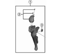Shimano SPARE PART ST5800 RH main lever assy SR