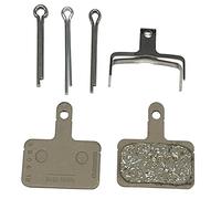 Spares B03S disc brake pads and spring, steel backed, resin, One Size,Black