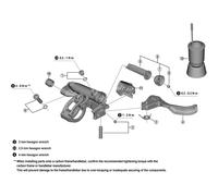 Shimano Bl-m9220 Y2rj98050 Lever Assembly Silver